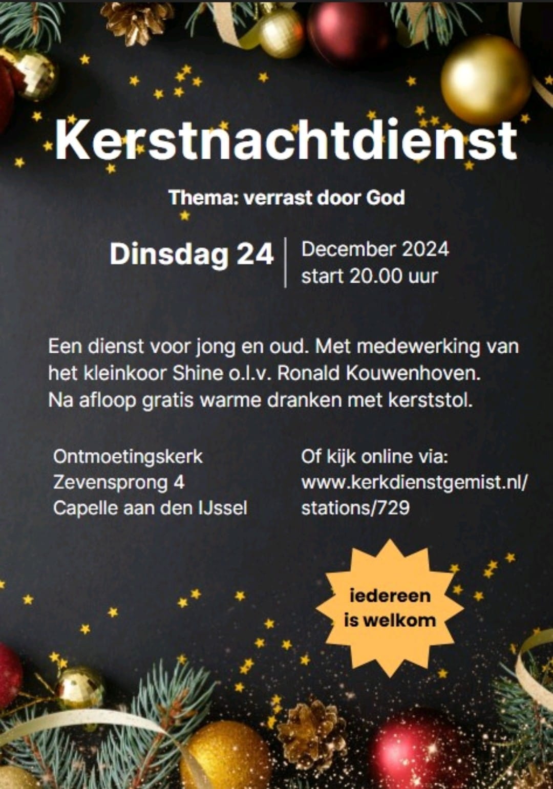 kerstnachtdienst 2024